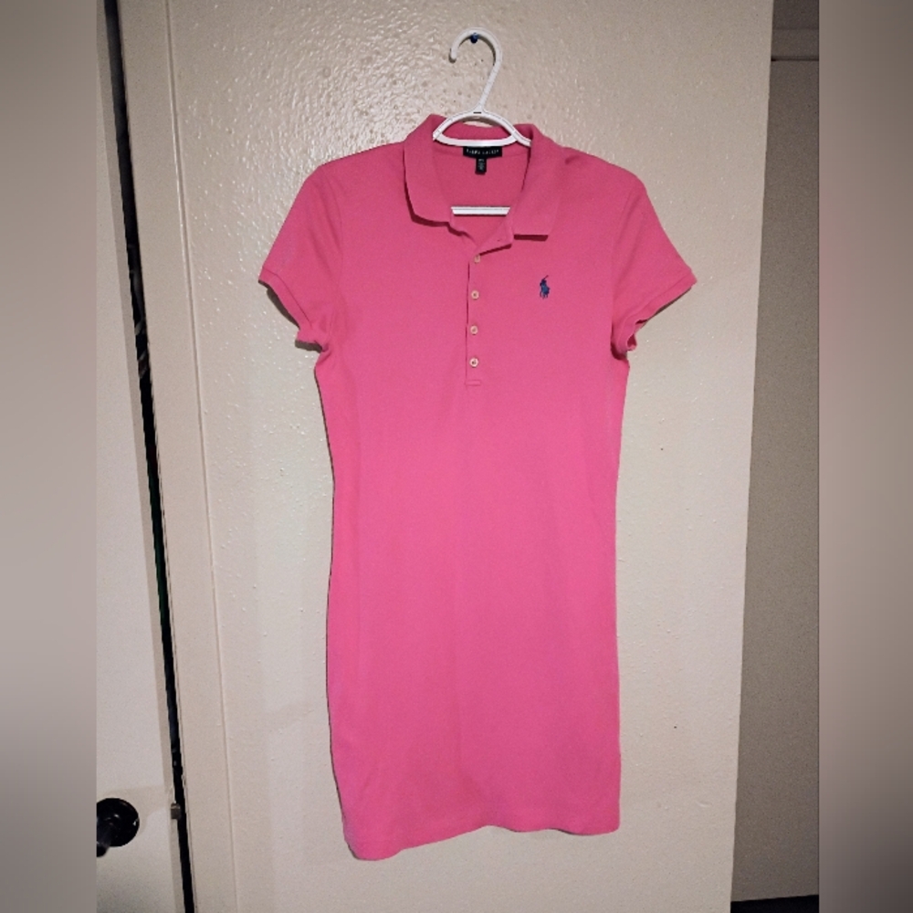 Ralph Lauren Vibrant Pink Polo Dress